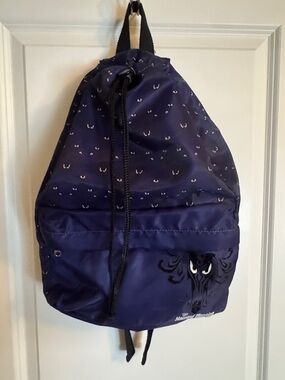 Disney Parks Haunted Mansion Eyes Wallpaper Cinch Backpack
